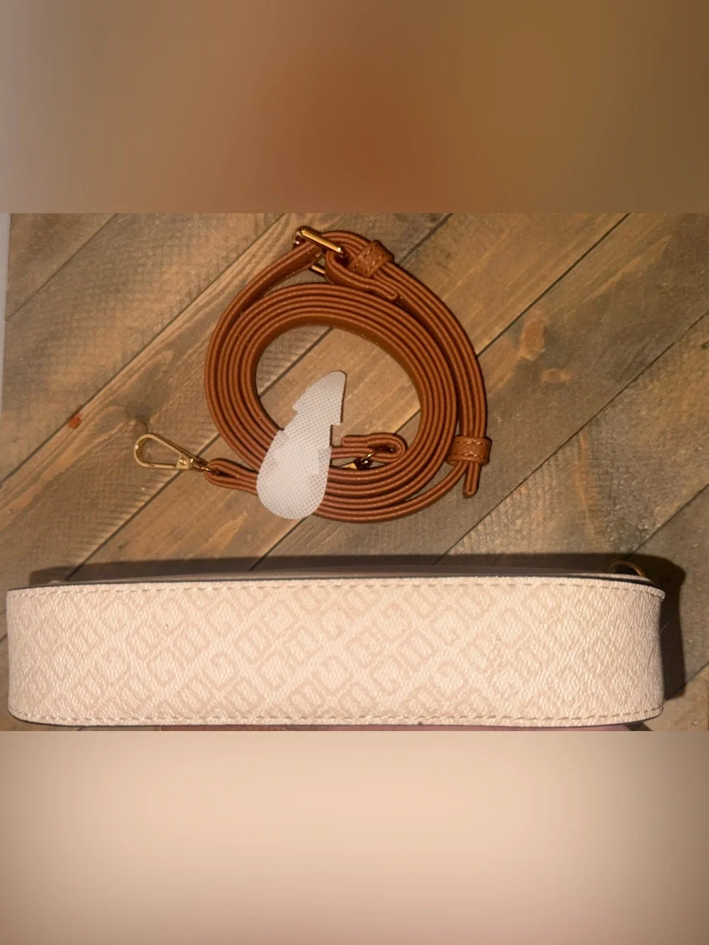 ✨ NWT Briganti BRI-MO2506 Shoulder Bag - Natural/Hueso ✨